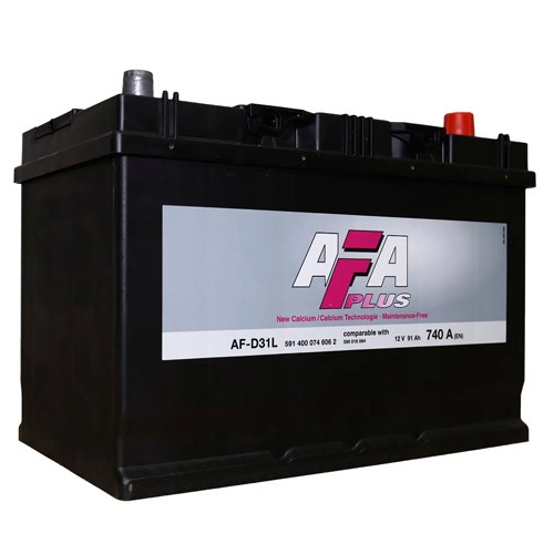 Аккумулятор AFA Plus AF-D31L 91Аh 740A