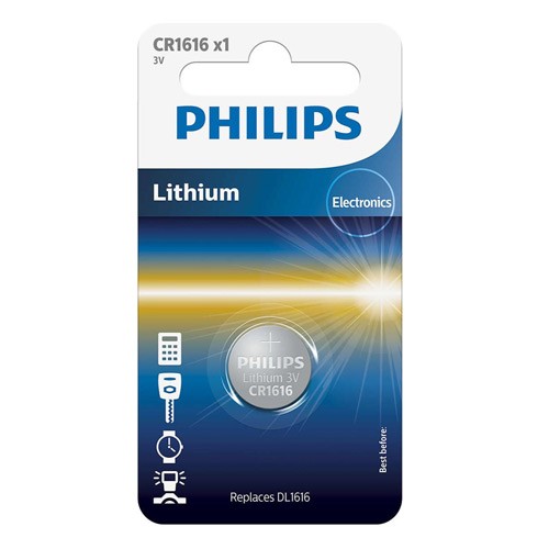 Батарейка литиевая Philips CR1616 3V