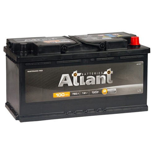 Аккумулятор ATLANT Black (100 Ah) 760 A