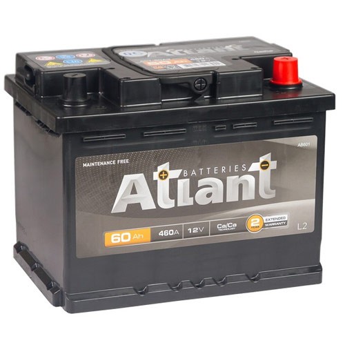 Аккумулятор ATLANT Black (60 Ah) 460 A