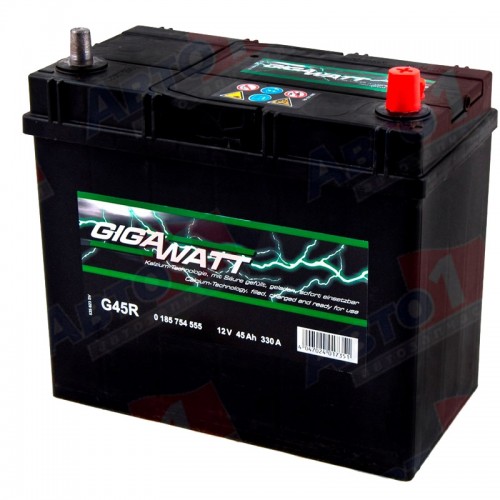 Аккумулятор GIGAWATT 45A о.п.